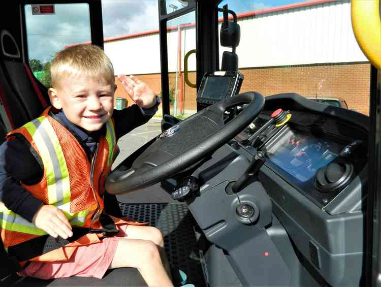 Max in the cab