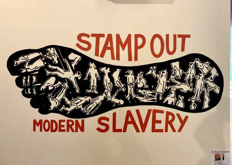 Alun's Stamp Out Slavery piece