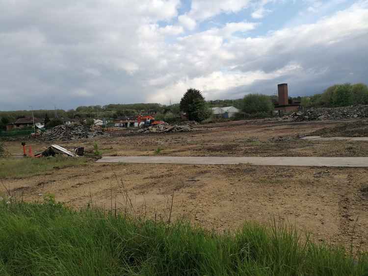 The site off Harlaxton Road is being prepared for the scheme