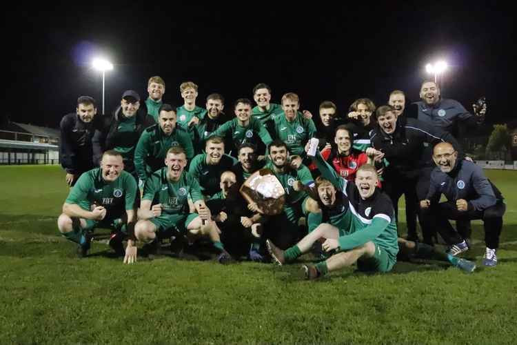 Helsby FC won the final match against Marine AFC Reserves 0-4