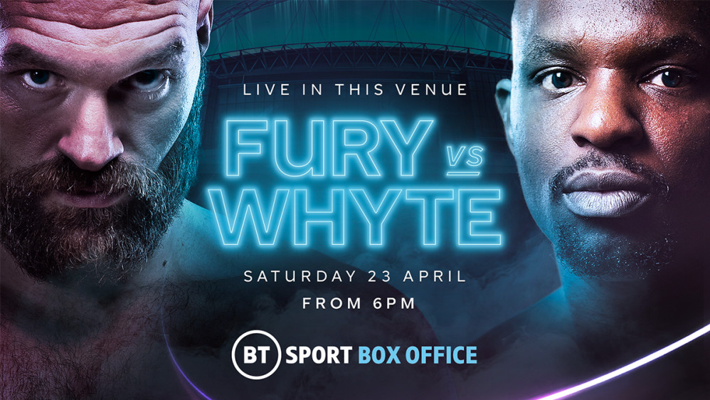 Tyson Fury vs Dillian Whyte live at The Godolphin Club.