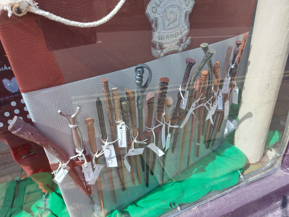 It is not magic it is good business sense, wands for sale at the soon to close Absolutely Fabulous shop in Frome