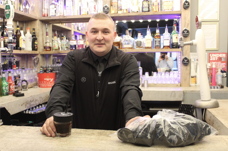 The simple black covers are branded with Liam's security firm Rosebrooke Security Services, a company named after his two daughters. As well as his Macclesfield bar, Local Street Angels will also carry the stoppers. 