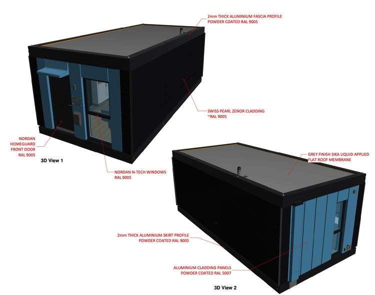 How the pods will look. Credit: Cornwall Council planning. 