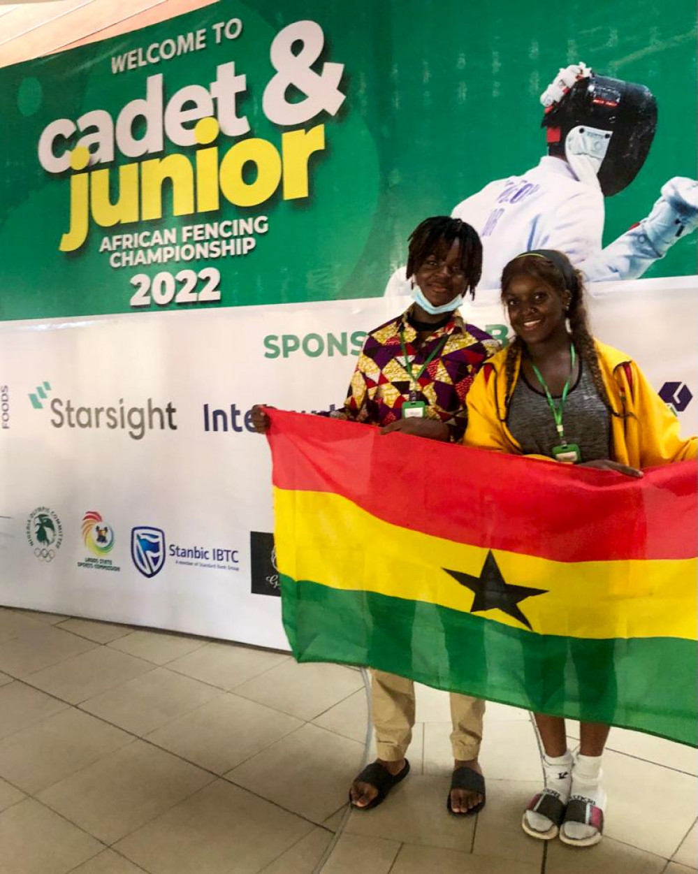 Siblings Kelsey and Kaden compete for Ghana