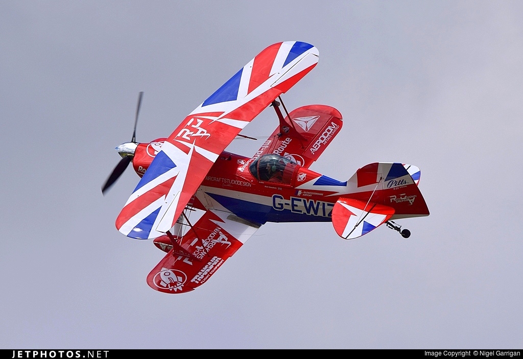 Rich Goodwin in his amazingly aerobatic Pitts Biplane