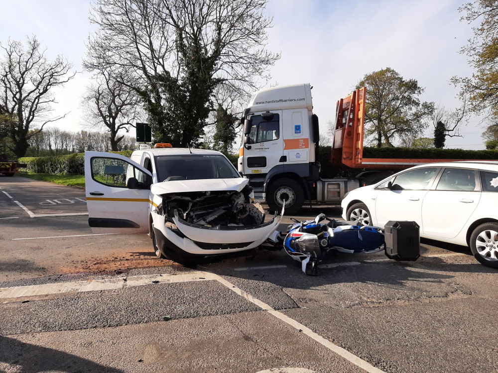 Police were called to the scene at 8.20am on Tuesday April 19 (Image by Barrie Howarth)