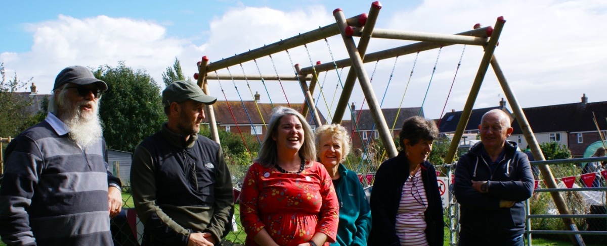 Lower Walditch Play Area and Community Orchard first birthday celebrations