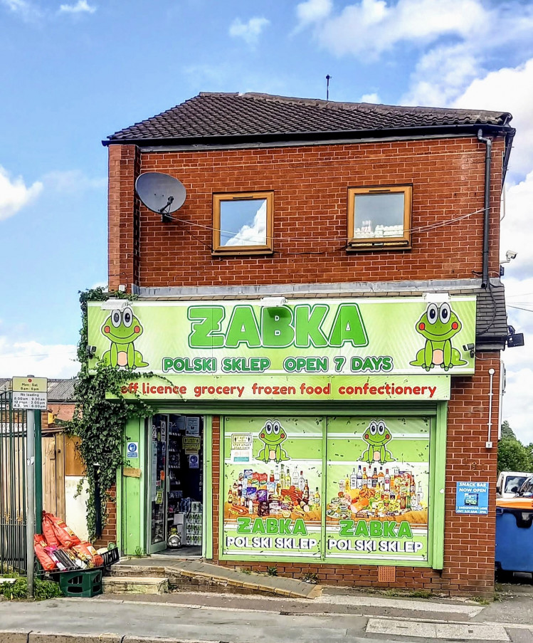 Mr Mariwan Salih, Crewe planned to install three roller shutters and move signage 1.5m outwards at the Zabka Off License, 191 West Street, Crewe (Google Images).