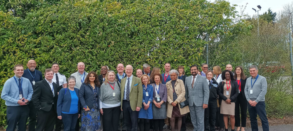 PCC Mark Shelford and OPCC volunteers