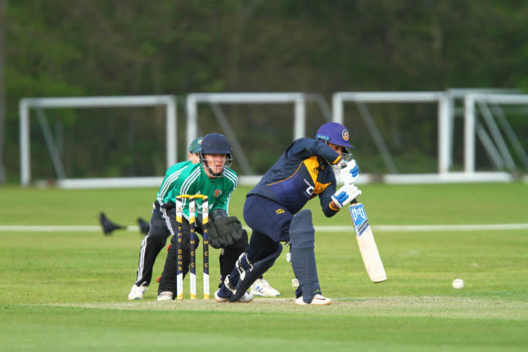 Kenilworth Wardens faced a Berkswell side containing seven former county cricketers (Image via Paul Devine)