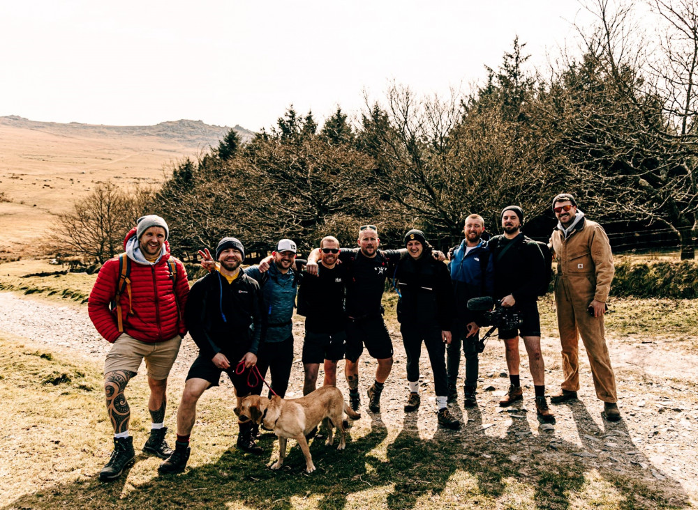 Members from Man Down Cornwall are getting ready for a huge challenge up Ben Nevis. Credit: Andrew Stricker.