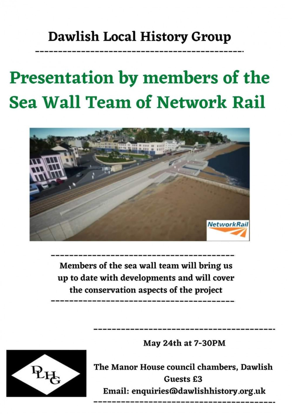 Dawlish Local History Group Presentation Flyer