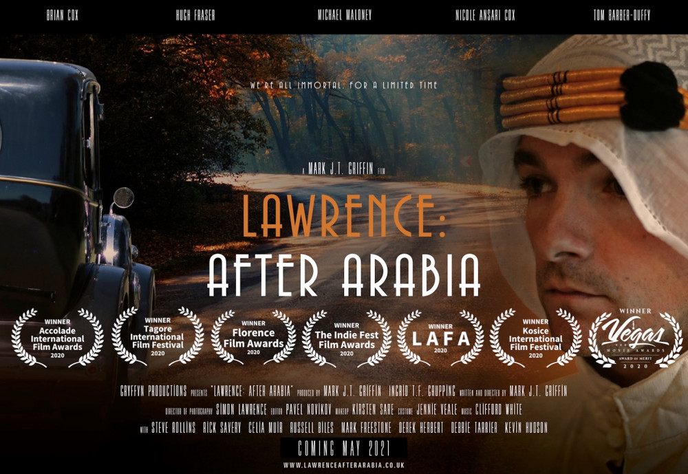 As part of the Director's Cut Tour, a special screening of Lawrence: After Arabia will be shown at Dorchester's Plaza Cinema