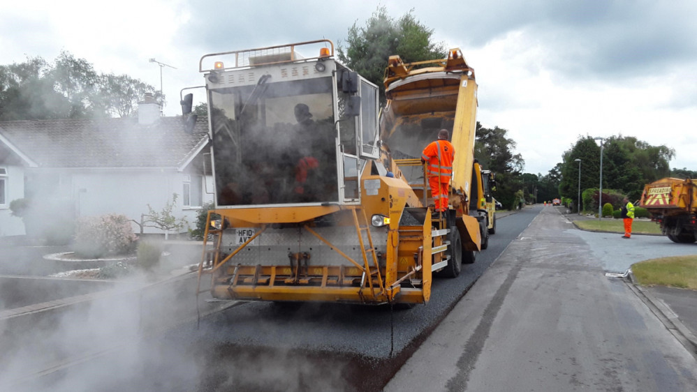 Dorset Council's surface dressing programme is underway