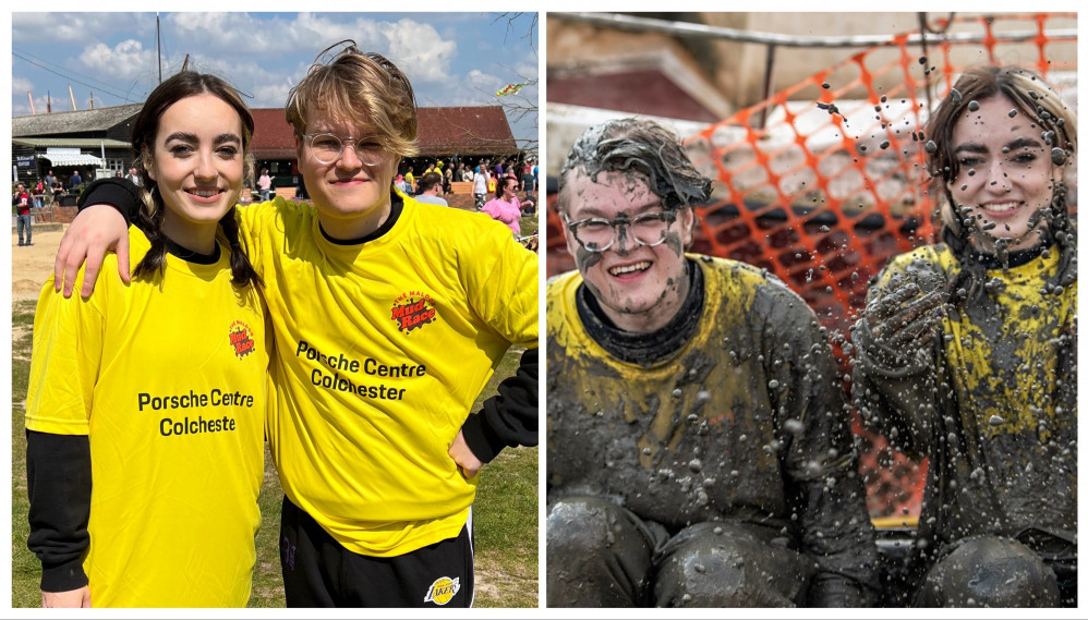 Before and after (Photos: Ben Shahrabi and Maldon Mud Race)