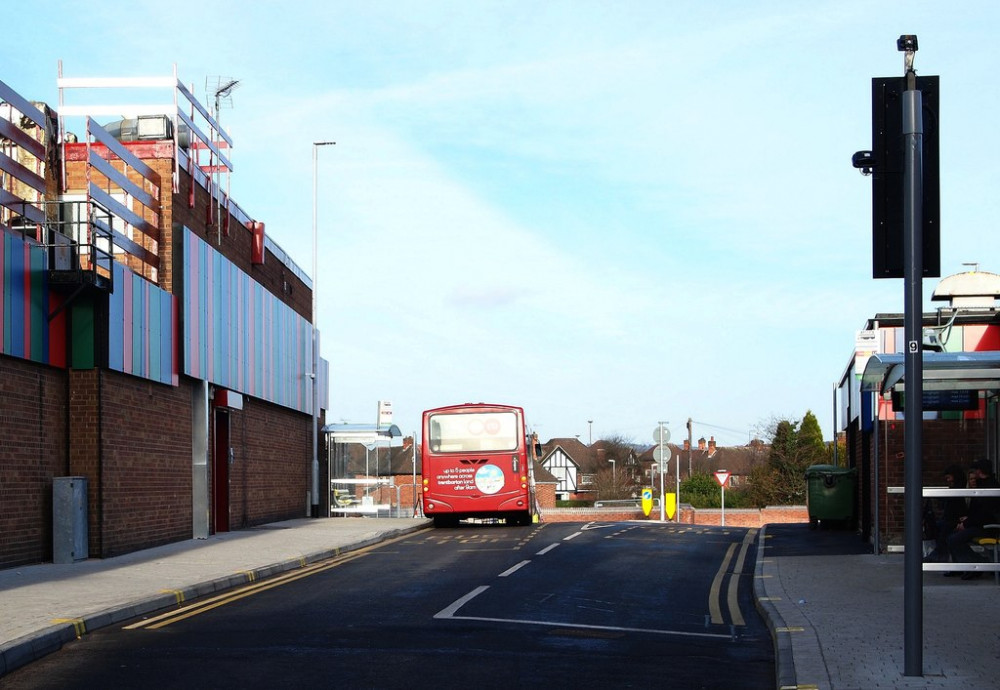 Nottinghamshire County Council will use Government funding to help get bus passenger numbers back to pre-pandemic levels. Bus Gate, High Street, Hucknall, Notts. cc-by-sa/2.0 - © David Hallam-Jones - geograph.org.uk/p/5228026