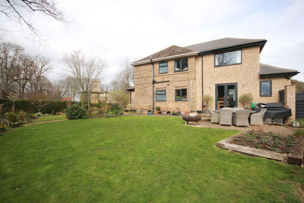 The rear aspect of the property (image courtesy of Moores Estate Agents)