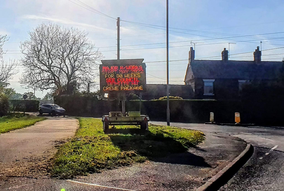 Cheshire East Council has confirmed a road closure will take place on A530 Middlewich Road between its junction with Pyms Lane and Smithy Lane from May 9 (Ryan Parker).