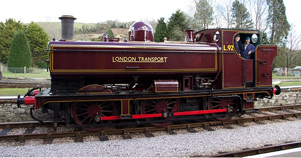 A special visitor to the East Somerset Railway