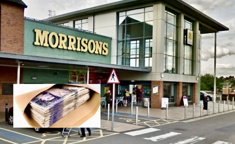 The money was found in Morrisons' car park in Swadlincote. Photo: Instantstretview/Dreamstime.com