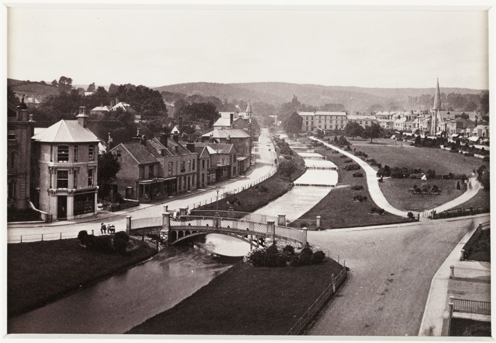 Dawlish Lawn from the Royal Hotel c.1880