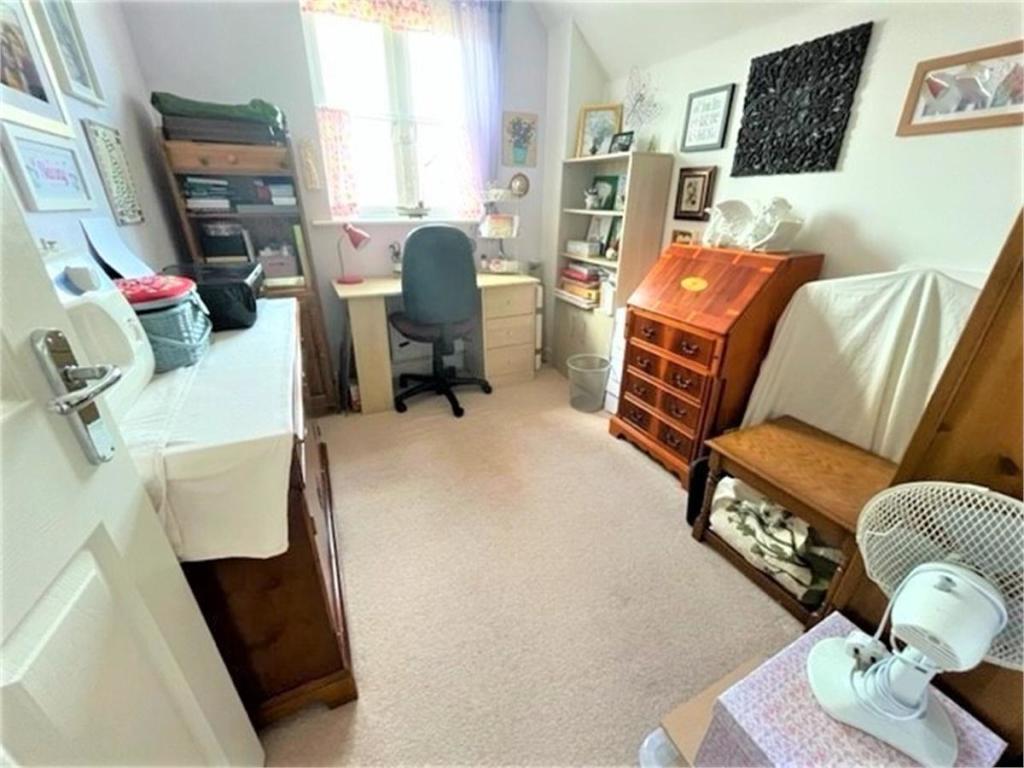 One of the bedrooms is currently used as a study