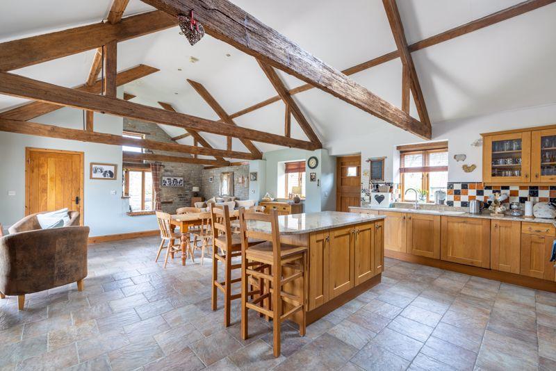 The fabulous open plan kitchen area