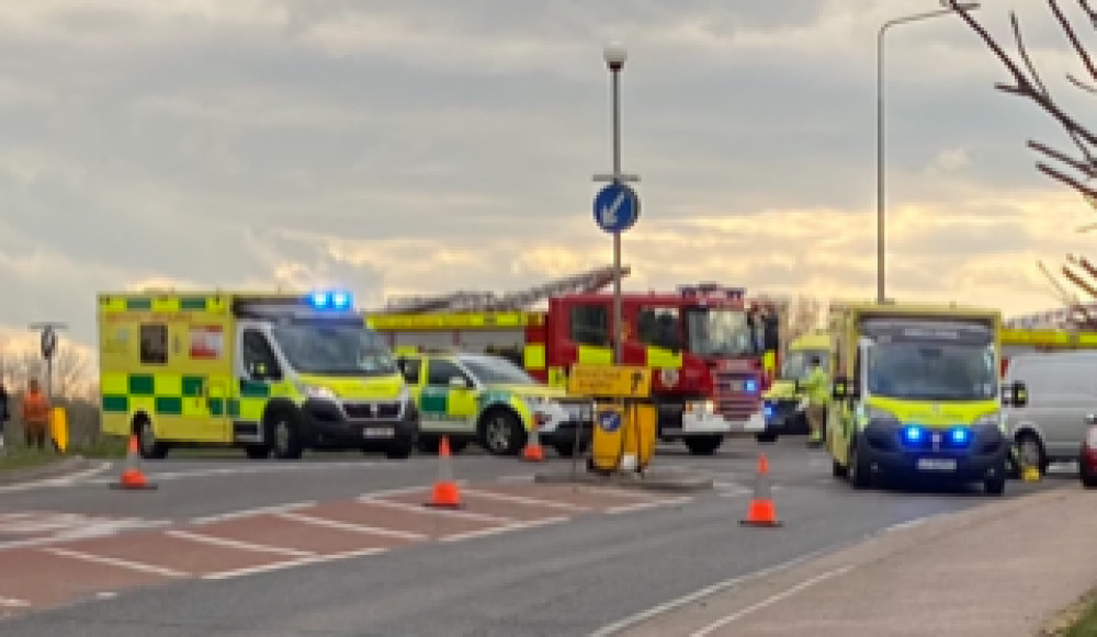 Emergency services are frequent visitors to crashes at the junction 