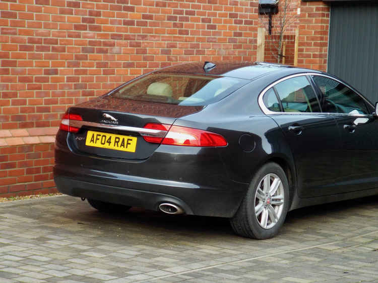 An example of a personalised 'vanity' plate