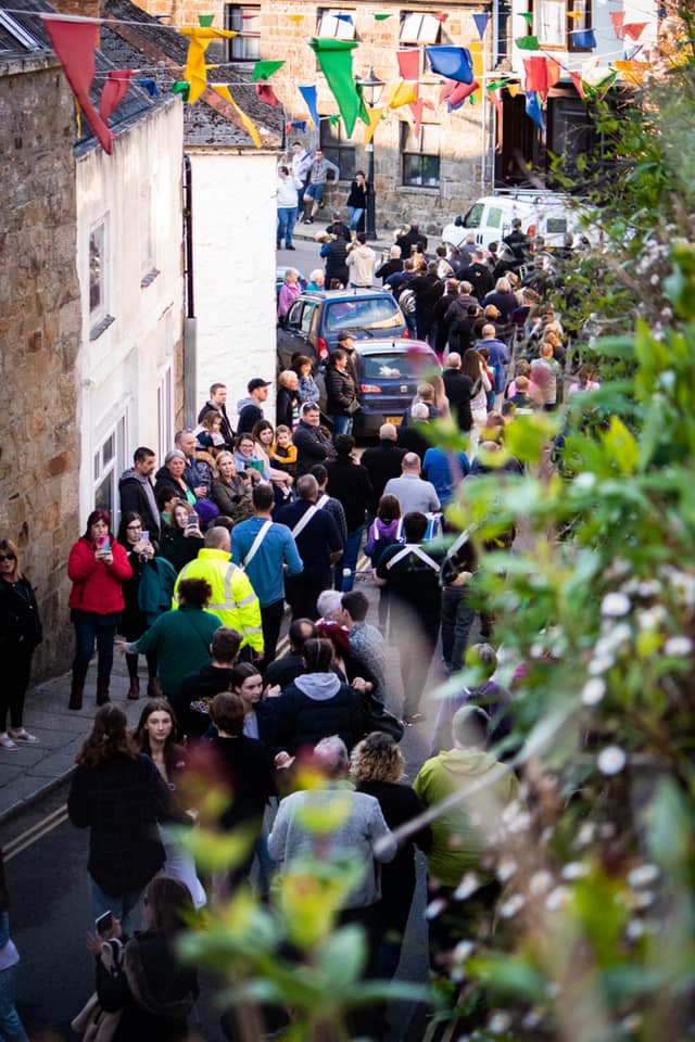 Photo of the May Day parade, Helston. Taken by Richard Cooper/Cornwall in Focus.