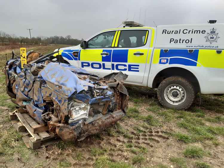 This is what could happen to a vehicle involved in Hadleigh hare-coursing