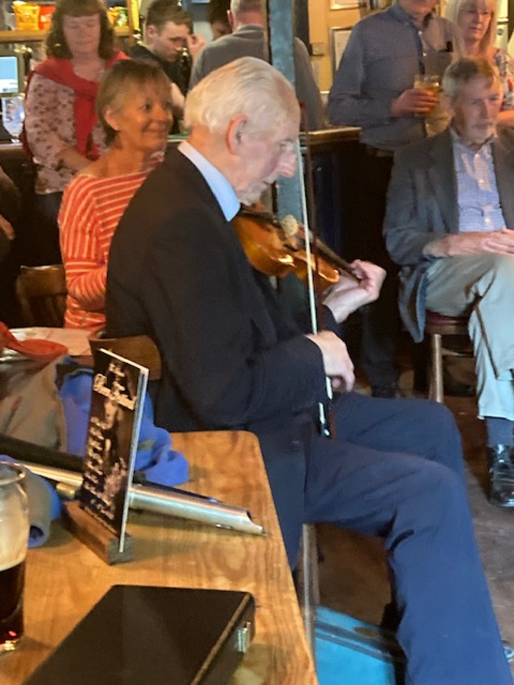 Young at heart: Fiddler Pats Curtin from County Kerry