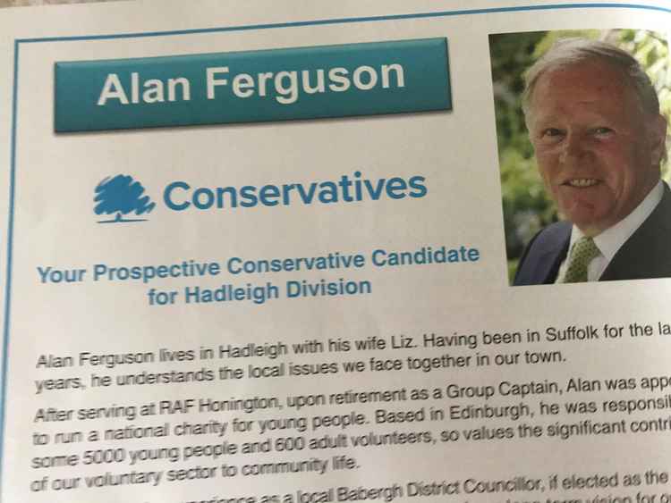 Alan Ferguson declared his candidacy last December, but has now stepped aside.