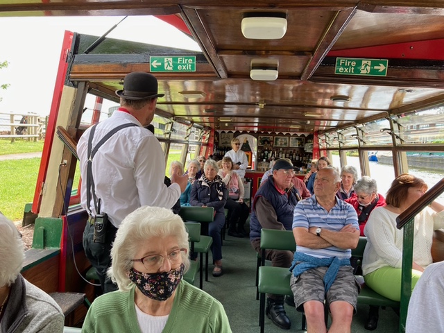 The carers enjoying their day out. 