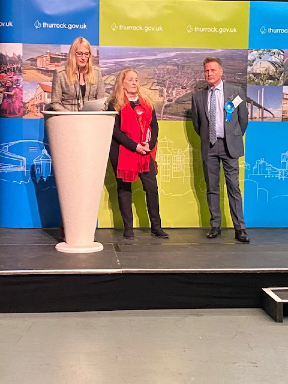 The Tories' Paul Arnold was victorious in Ockendon. 