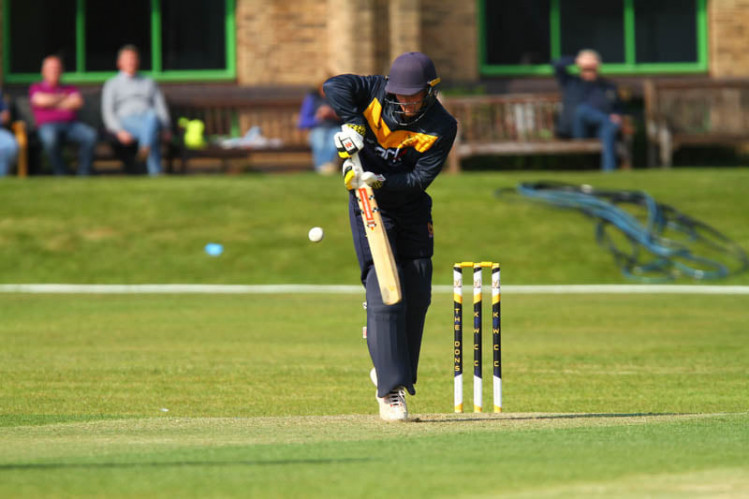 Jamie Harrison made an impressive 81 for Kenilworth Wardens Cricket Club (Image by Paul Devine)