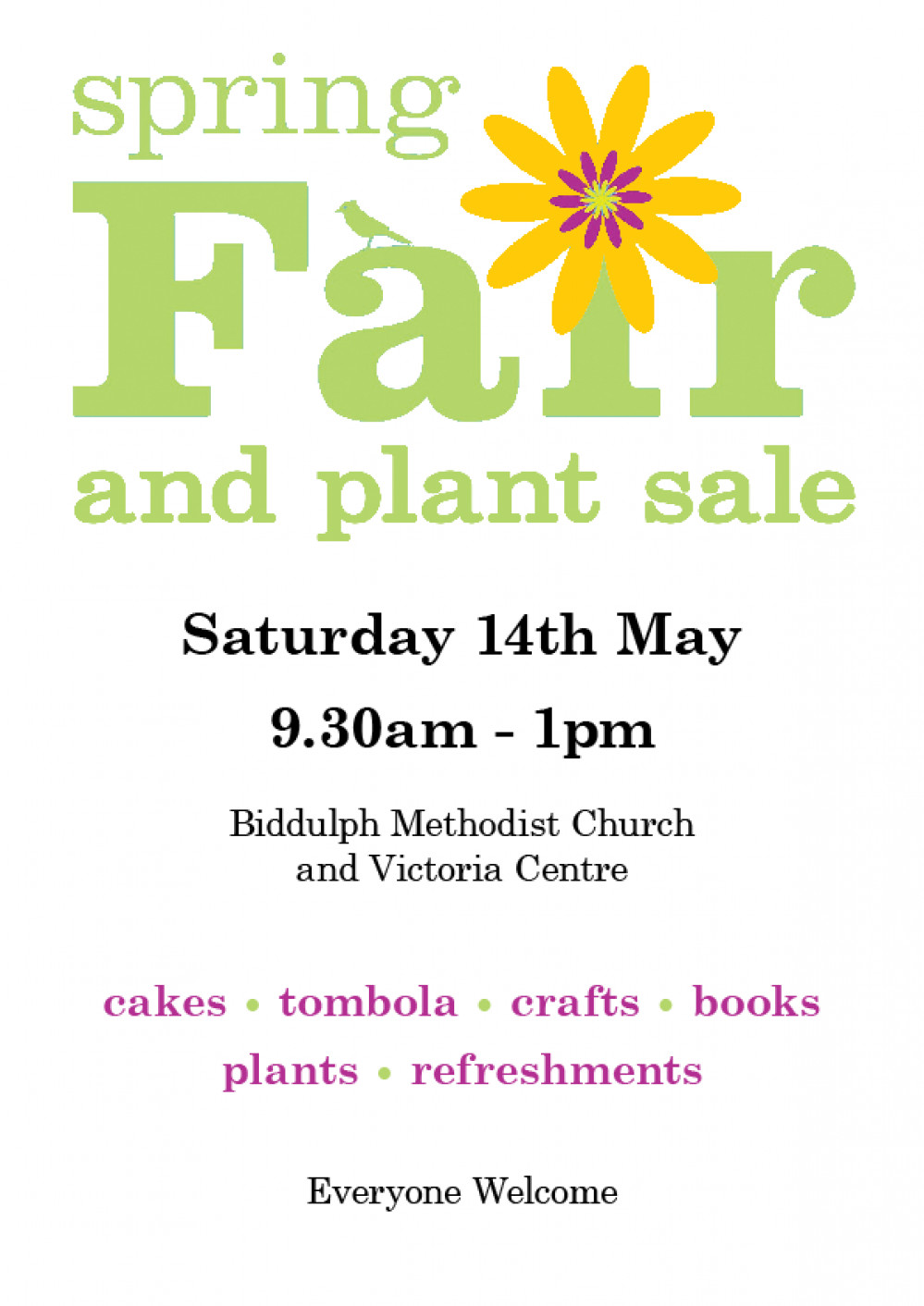 Spring Fayre & Plant Sale