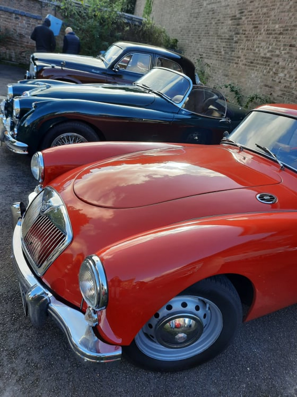 A trio of Triumphs at a pervious Mill Street meet 