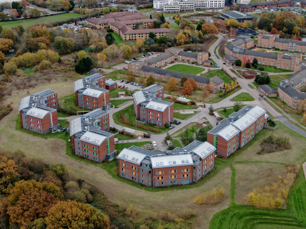 Athletes will be housed in the university's student accommodation (Image via SWNS)