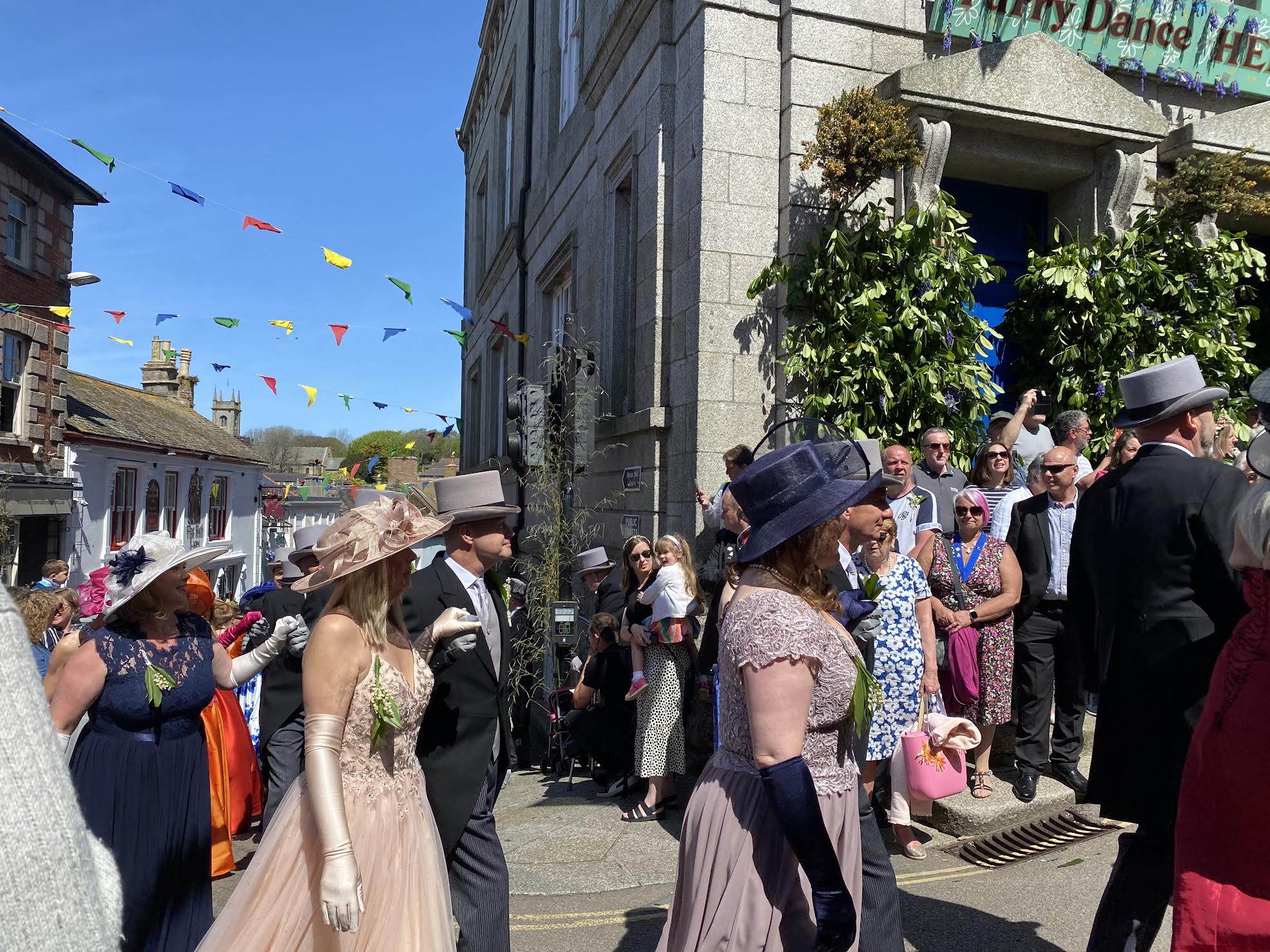 Helston Flora Day Midday Dance 2022. 