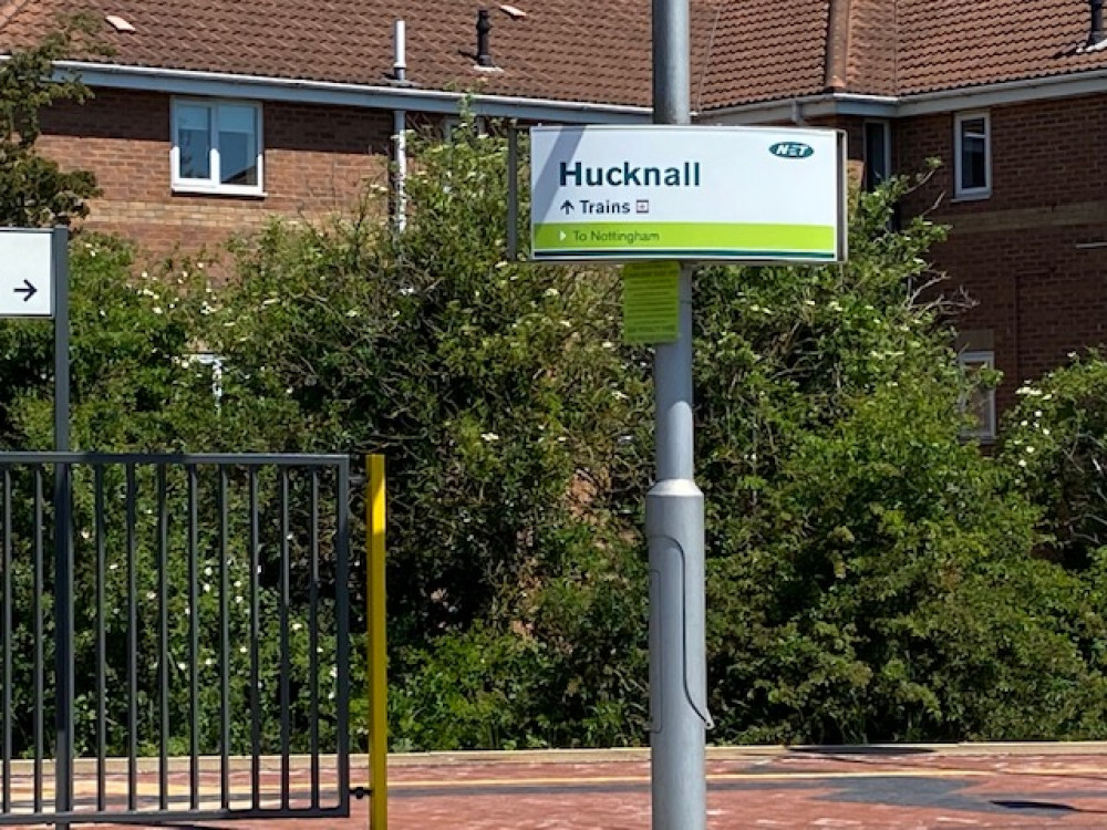 Hucknall rail passengers can now receive customised travel information via text message. Photo Credit: Tom Surgay.