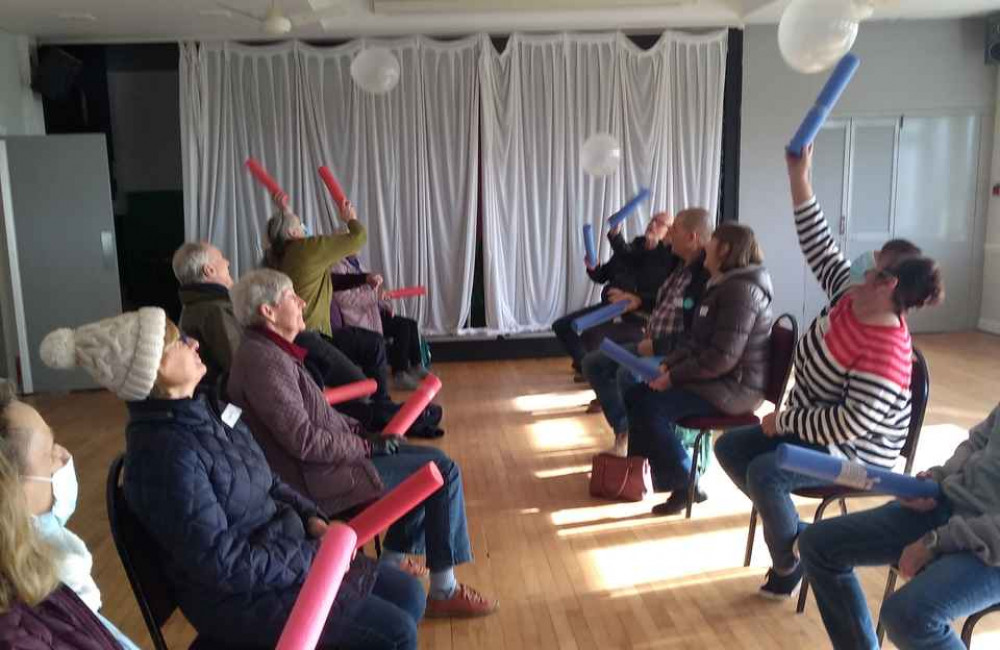 Sufferers can meet others with the condition, as well as take part in activities such as chair dancing and seated football. (Image credit: Phil Batchelor) 