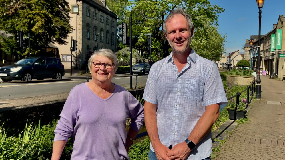 Mayor Lynda Robertson and Deputy Gordon Mackay