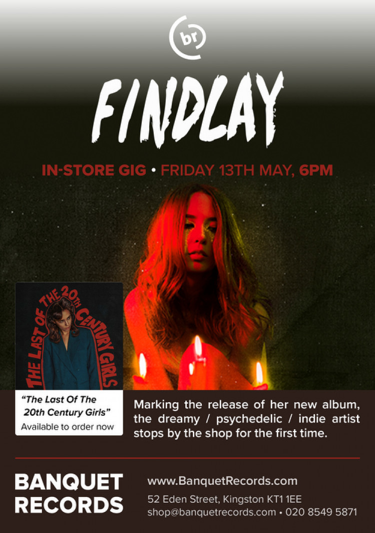 Findlay performing at Banquet Records is one of the many exciting events happening this weekend.