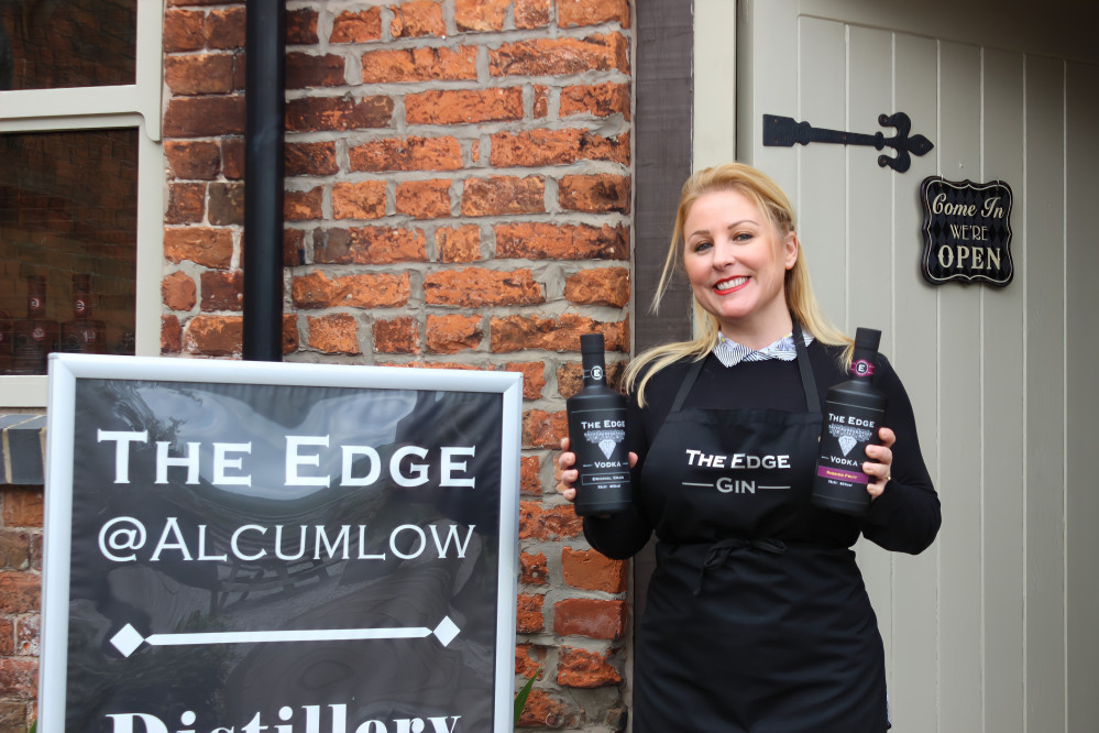 Clare Ryan is co-owner of The Edge Gin. (Image - Congleton Nub News / Alexander Greensmith)