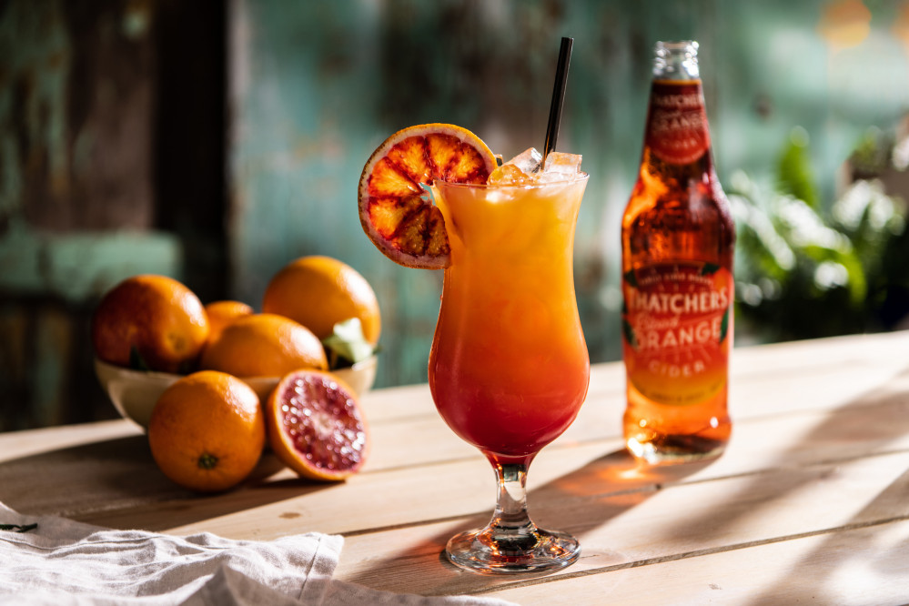 Blood orange sunrise Blood orange sunrise