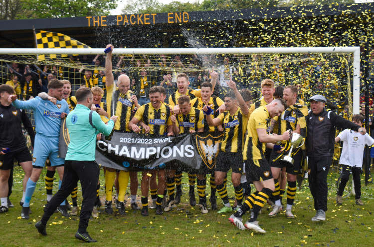 Falmouth Town face Torpoint in the Champions Bowl.