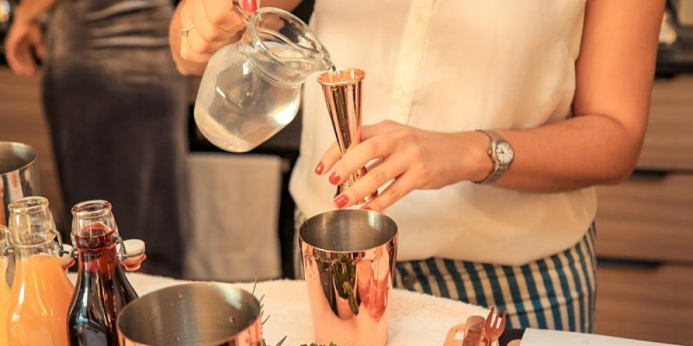 Cocktail making class at The Brentford Project