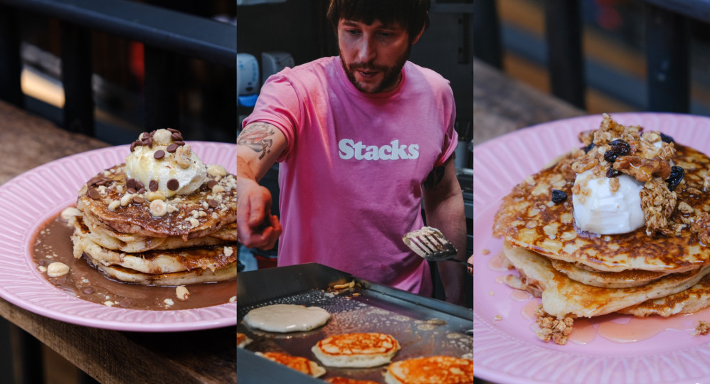 Jamie Savage - known for Savages Mussels in The Picturedrome - has opened a pancakes and milkshake stall in the same building. (Image - Claire Harrison Photography) 